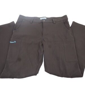 Amazon Delivery Driver Cargo Work Pants Luly Yang Brown‎ Mens Large 35-36